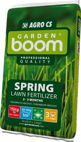 AGRO Garden Boom SPRING jarní trávníkové hnojivo 15 kg